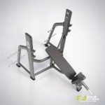 DHZ Fitness Fusion Pro E7042 Скамья жим от груди положительный угол