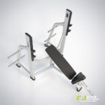 DHZ Fitness Fusion Pro E7042 Скамья жим от груди положительный угол