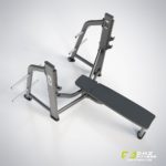 DHZ Fitness Fusion Pro E7043 Скамья жим от груди горизонтальный