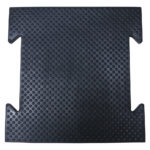Коврик резиновый черный, 500 x 500 x 25 мм