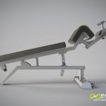 DHZ Fitness Mini Apple A3000 A3037 Скамья для пресса регулируемая