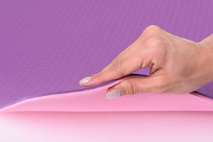 PROFI-FIT PROFI Коврик для йоги и фитнеса 6 мм, фиолетовый / розовый фото