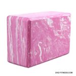 B26352-3 Йога блок полумягкий (розово/белый гранит)