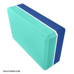 E29313-1 Йога блок полумягкий 2-х цветный (синий-бирюзовый) фото