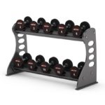 GYM80 Sygnum G-4056 Стойка для гантелей с резиновыми держателями (DUMBBELL RACK WITH 10 RUBBER HOLDERS)